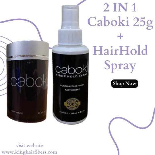 Caboki 2 IN 1 Deal 25g Fiber+ Holding Spray in Pakistan