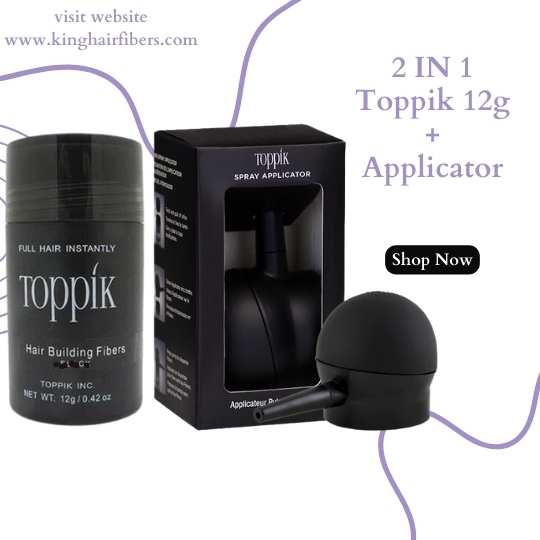 Toppik Hair Building Fibers 2 IN 1 12g + Fiber Spray Applicator