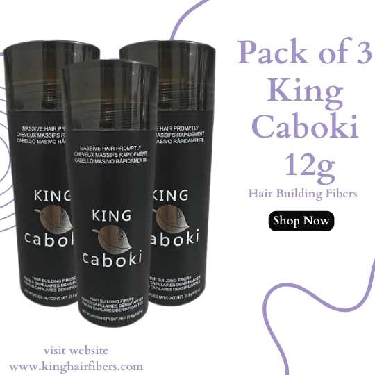 Pack of 3 King Caboki 12g