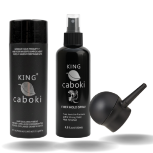 King Caboki 3 IN 1 Deal 27.5g +Fiber Hold Spray +Spray Applicator