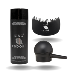 King Caboki 3 IN 1 Deal 27.5g Fiber+ Spray Applicator+ Hairline Optimizer
