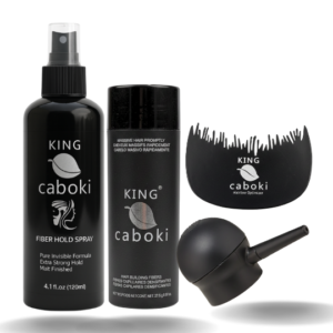 King Caboki 4 IN 1 Deal 27.5g+ Hold Spray+ Spray Applicator+ Hairline Optimizer