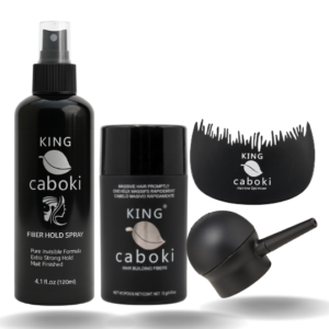 King Caboki 4 IN 1 Deal 12g+ Hold Spray+ Spray Applicator+ Hairline Optimizer