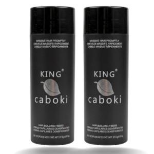 27.5g King Caboki Hair Building Fibers Value Pack of 2 (137 Day Supply)