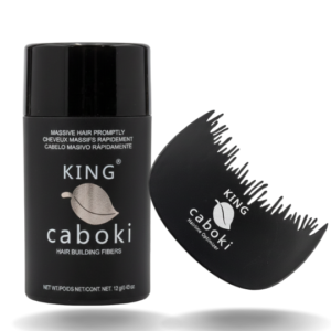 King Caboki 2 IN 1 Deal 12g Fiber + Hair Fiber Hairline Optimizer