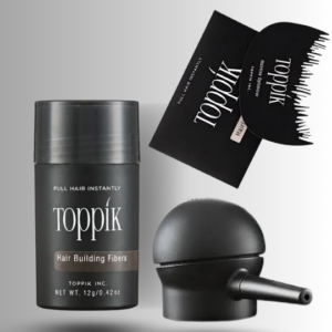 Toppik Hair Building Fibers 3 IN 1 Deal 12g Fiber+ Spray Applicator+ Hairline Optimizer