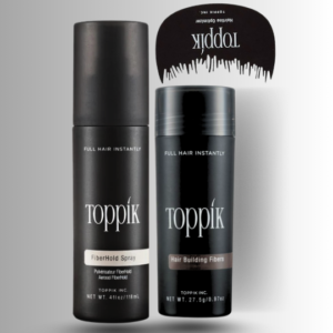 Toppik Hair Building Fibers 3 IN 1 Deal 27.5g Fiber+ FiberHold Spray+ Hairline Optimizer