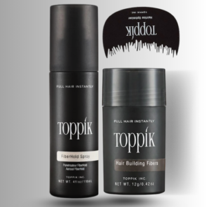 Toppik Hair Building Fibers 3 IN 1 Deal 12g Fiber+ FiberHold Spray+ Hairline Optimizer