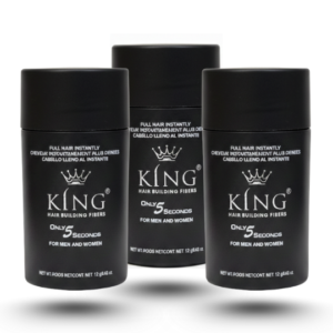 King Hair Building Fibers pack of 3 12g