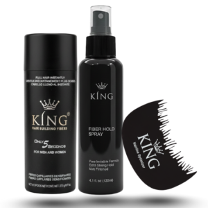 Pack of 3 Hair Building Fiber & Hair Oprimizing Comb & Hair Hold